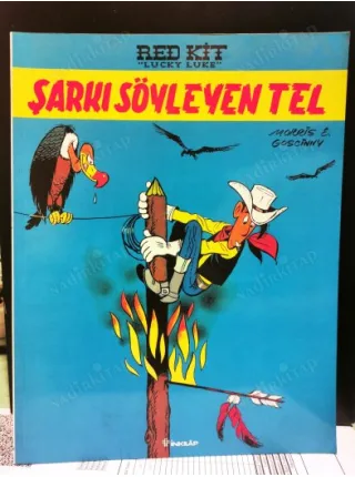 Red Kit Lucky Luke İnkilap Cilt 9 Şarkı Söyleyen Tel (2002 İlk Baskı)