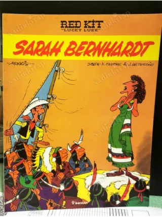 Red Kit Lucky Luke İnkilap Cilt 8 Sarah Bernhardt (2002 İlk Baskı)