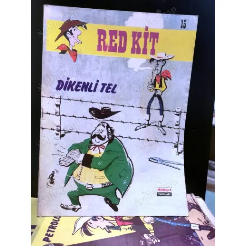 Red Kit Luck Luke Milliyet Sayı 15 Dikenli Tel (Büyük Boy)