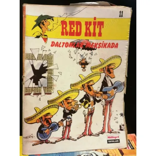 Red Kit Luck Luke Milliyet Sayı 11 Daltonlar Meksikada (Büyük Boy)