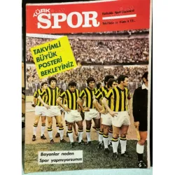 Türk Spor 39/1976 Kapaklar Fenerbahçe, Raşit (Ad. D. spor), Poster Ali Yavaş (Gs) - Göztepe (Orta Sayfa Dev), ElazığSpor Türk Spor 39/1976 Kapaklar Fenerbahçe, Raşit (Ad. D. spor), Poster Ali Yavaş (Gs) - Göztepe (Orta Sayfa Dev), ElazığSpor