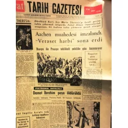 Hayat Tarih Gazetesi 40 Aachen muahedesi imzalandı 