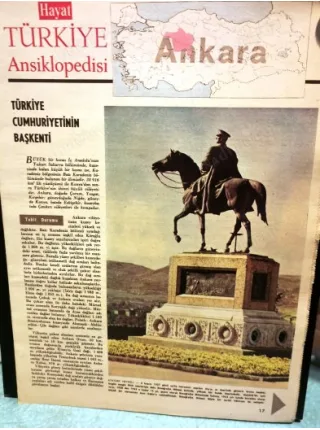 Hayat Türkiye Ansiklopedis Ankara Başkent, Anıt-Kabir, Anakara Tarihi, Ulus Meydanı, Ankara Kalesi
