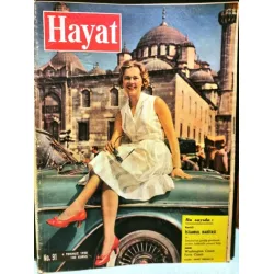 Hayat 91/1958 Pariste Kadir gecesi-Washingtonda Bayram Namazı, Harem Hayatı/Uluçay, 2. Anafarta Savaşı, Güreşçiler Sofyada