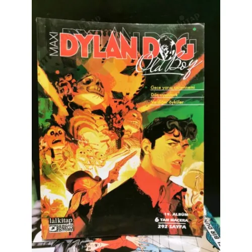 Maxi Dylan Dog Old Boy Cilt 19 Gece Yarısı Cehennemi * Dün Uyanmak ve Diğer Öyküler 6 Tam Macera