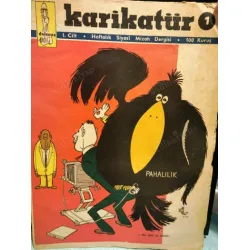 Dolmuş Karikatür 1/1958 Kapak Altan Erbulak, Tarzan Mandrakeye Karşı/Suat Yalaz, Adnan Veli, Aziz Nesin, Turhan Selçuk