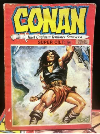 Conan Alfa Süper Cilt 7 (Sırt 14) KuruKafa Gölgeleri, Kull, Rhax