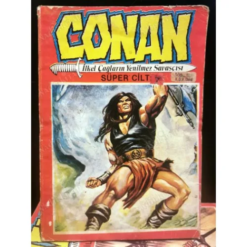 Conan Alfa Süper Cilt 7 (Sırt 14) KuruKafa Gölgeleri, Kull, Rhax
