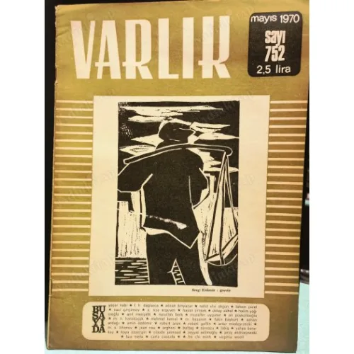 Varlık 752/1970 Oktay Rifat - Gülümsemeyi unutan şair, Sait Faik