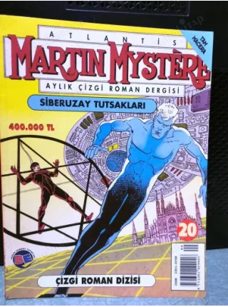 Atlantis Martin Mystere AD Yayıncılık - Doğan Egmont Sayı 20 Siberuzay Tutsakları (31 Sayılık Seri)