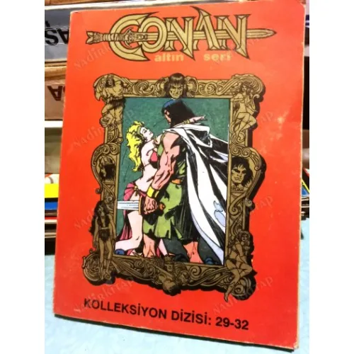 Conan Altın Seri Tam Maceralı Çizgi Roman Dizisi Cilt 8 Sayı 29 Kuledeki İblis 30 Kuru Kafalar Kenti 31 Gümüş Kartalın Kadını 32 Tanrıların Gazabı