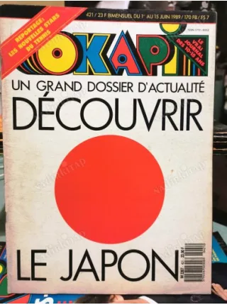 Okapi 421/1989 Tennis Sabatini,Graf,Agassi, Japon, Brice Lalonde, Naturels de France, Histoire Vraie, Riviere Fantome