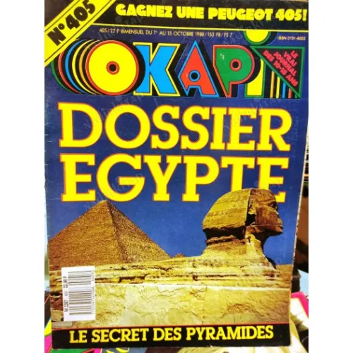 Okapi 405/1988 Extraordimaire Le Cadre Noir, Secretd des Pyramides, L