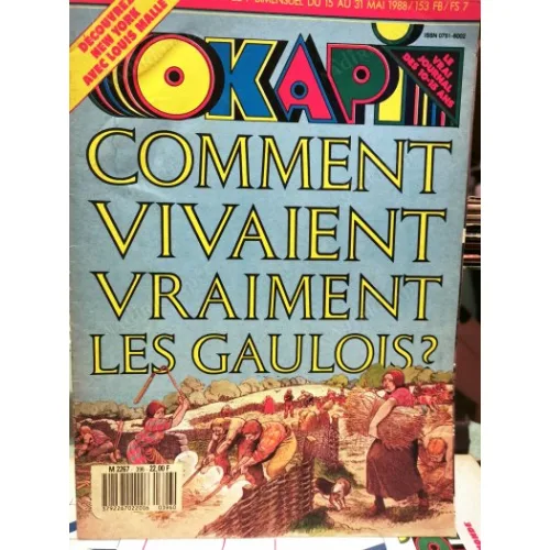 Okapi 396/1988 New York,Offrez un Parfum, Les Gaulois, L