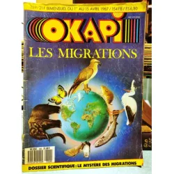 Okapi 369/1987 Grands Prix Moto-Raymond Roche,Christophe Lambert, Grandes Migrations de Printemps, Mandrake 5, L