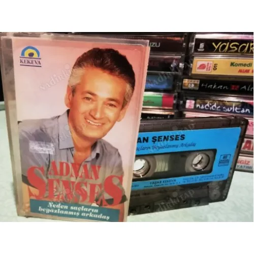 Adnan Şenses - Neden Saçların Beyazlanmış Arkadaş Posterli Yaşar Kekeva / Plaksan Bandrol-Kartonet Tam Kaset