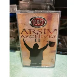 Kubat Arşiv (Archives) II Türk Halk Müziği Bay Müzik / Plaksan Bandrol-Kartonet Tam Kaset (Ambalajında Yeni)
