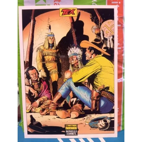 Tex (Teks) Kartpostal Kart Çizgi Romanluk 99