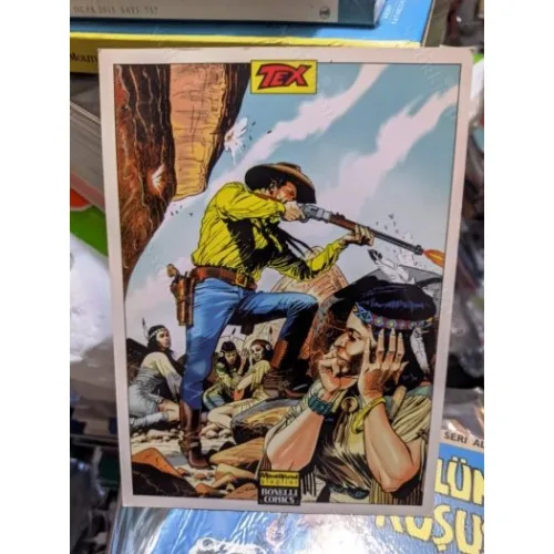 Tex (Teks) Kartpostal Kart Çizgi Romanluk 100