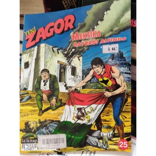 Zagor Sayı 25 Meksika Bayrağı Altında (Yeni Seri)