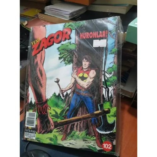 Zagor Sayı 102 HURONLAR! (Yeni Seri)