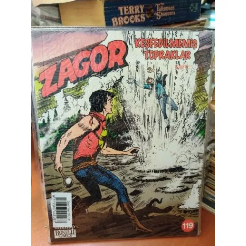 Zagor Sayı 119 Keşfedilmemiş Topraklar (Yeni Seri)