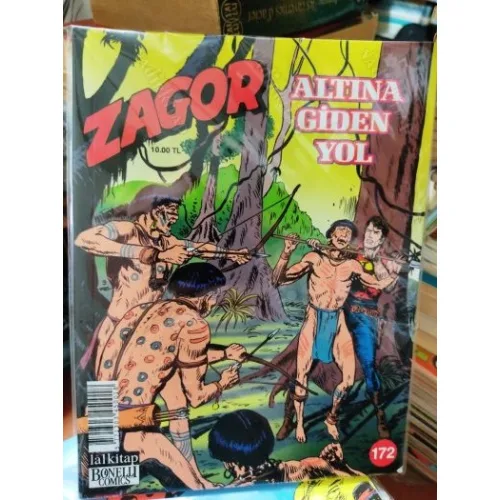 Zagor Sayı 172 Altına Giden Yol (Yeni Seri)