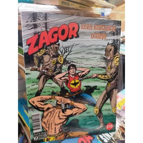 Zagor Sayı 219 Kara Kurtların Dönüşü (Yeni Seri)