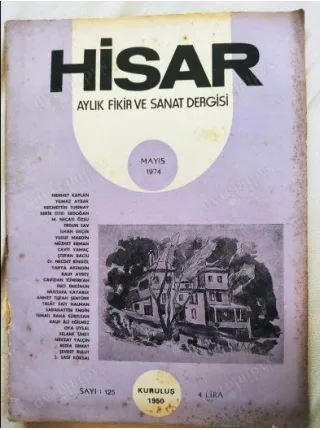 Hisar 125 Edebiyatımızda Memlekete Yöneliş, Halide Edip Mektuplar, Karaoğlan, Bir Sümer ilahisi,