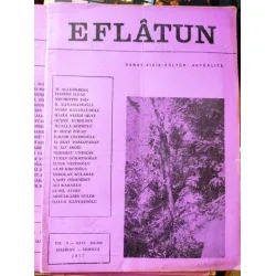 Eflatun 102-103 Tse, Yahya Kemal Eflatun 102-103 Tse, Yahya Kemal