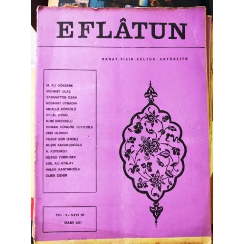 Eflatun 141 Atatürkçü Ordu, Sinemanın Televizyona Karşı Savaşı, Aşık Edebiyatı Karacaoğlan, Likya Medeniyeti ve Fethiye