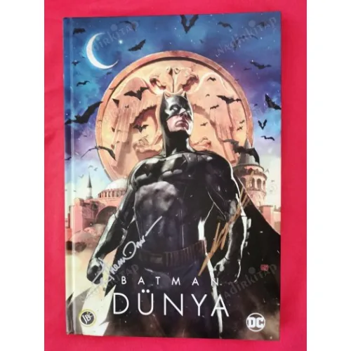 Batman Dünya | Ethem Onur Bilgiç Varyant || Hardcover Ön Kapak Yazar Çizer imzalı (Yazar Ertan Ergil Çizer Ethem Onur Bilgiç)