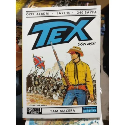Tex (Teks) Özel Albüm Sayı 14 - Son Asi ! (Tam Macera) Ambalajında