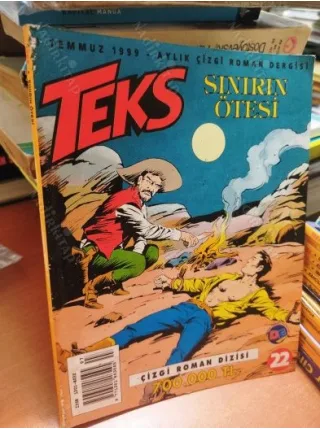 Teks (Tex) Sayı 22 Sınırın Ötesi (AD-DE 26 lik Seri, Kuşe Kağıda Baskı)