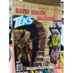 Teks (Tex) Sayı 5 Kayıp Kentin Hazinesi (AD-DE 26 lik Seri, Kuşe Kağıda Baskı) Teks (Tex) Sayı 5 Kayıp Kentin Hazinesi (AD-DE 26 lik Seri, Kuşe Kağıda Baskı)