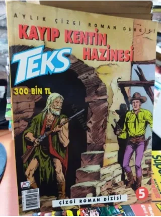 Teks (Tex) Sayı 5 Kayıp Kentin Hazinesi (AD-DE 26 lik Seri, Kuşe Kağıda Baskı)