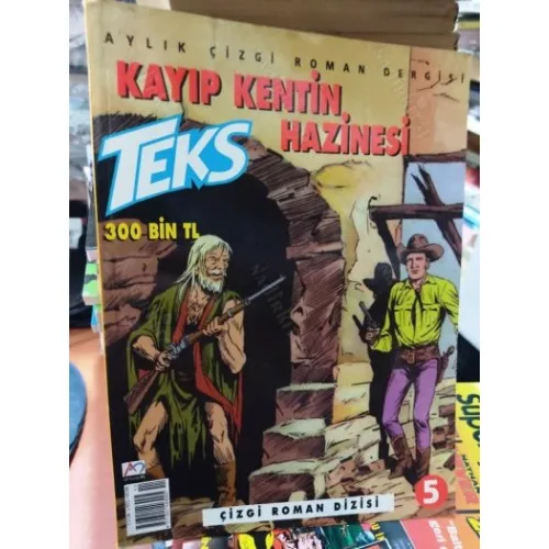 Teks (Tex) Sayı 5 Kayıp Kentin Hazinesi (AD-DE 26 lik Seri, Kuşe Kağıda Baskı)