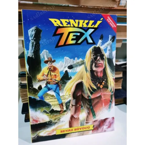 Renkli Tex (Teks) Sayı 3 Beyaz Büyücü Tam Macera Renkli