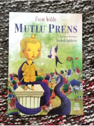 Oscar Wilde Mutlu Prens ( Günberk Gülderen tarafından uyarlanarak resimlenen nüsha ) Kabartma Kapaklı Birinci Baskı