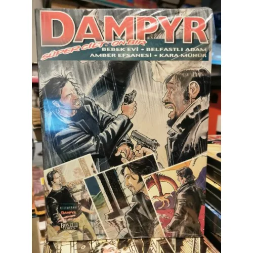 Dampyr Süper Cilt 11 Bebek Evi, Belfastlı Adam, Amber Efsanesi, Kara Mühür (Oğlak Maceraperest 22 lik Seri)(Ambalajında)