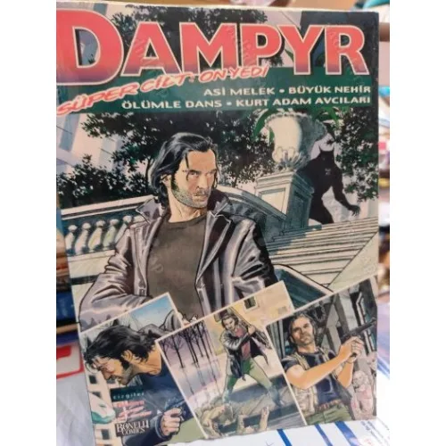 Dampyr Süper Cilt 17 Asi Melek, Büyük Nehir, Ölümle Dans, Kurt Adam Avcıları (Oğlak Maceraperest 22 lik Seri) BKZ