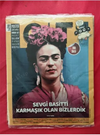 Ot Dergisi 100. Sayı 100 Kapak Frida Kahlo,Orhan Pamuk,Ece Temelkuran,Emrah Serbes,Selçuk Erdem,Pelin Batu,Yalın Alpay,Şükrü Erbaş (Poşetinde Yeni)