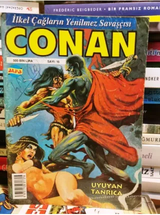 CONAN Alfa Sayı 16 Uyuyan Tanrıça (34 Sayılık Seri 1999)