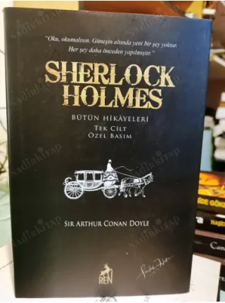 Sherlock Holmes Bütün Romanları Tek Cilt Özel Basım - Bütün Hikayeleri Tek Cilt Özel Basım 2 Cilt Takım