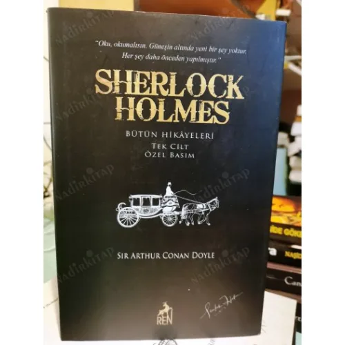 Sherlock Holmes Bütün Romanları Tek Cilt Özel Basım - Bütün Hikayeleri Tek Cilt Özel Basım 2 Cilt Takım