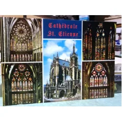 Cathedrale St. Etienne (Arkası yazılı Fransa)