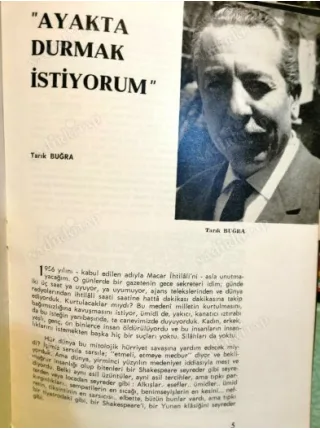 Devlet Tiyatrosu Sayı 31 Oyunlar Ayakta Durmak İstiyorum Tarık Buğra, Bölge Tiyatroları,