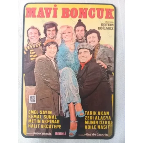 Kartpostal / Mavi Boncuk Afiş Renkli