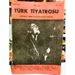 Türk Tiyatrosu Dergisi Sayı 351 Fizikçiler Mahfi Ayral - Zihni Rona - Ayla Algan -Mücap Ofluoğlu, Reşid Baran / Zobu