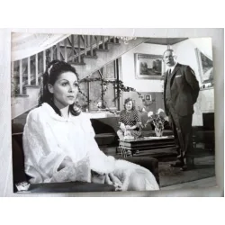 Sosyete Şakir 1970 - Ali Şen Mürüvvet Sim Gülsüm Kamu * Siyah Beyaz / Set Fotosu